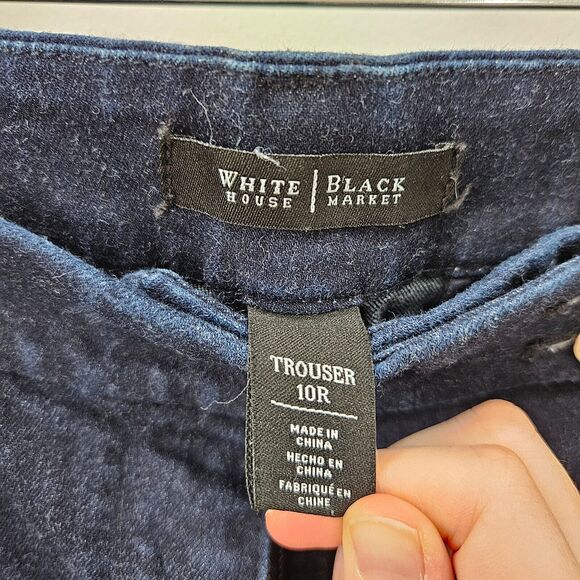 White House Black Market Womens 90's Wide Leg Flare Jeans Size 10R Southwestern - Picture 4 of 11